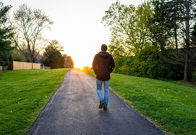 man walking