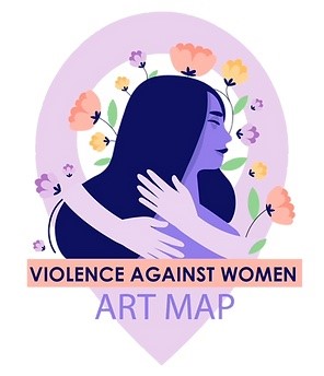 Violence Against Women Art Map Graphic